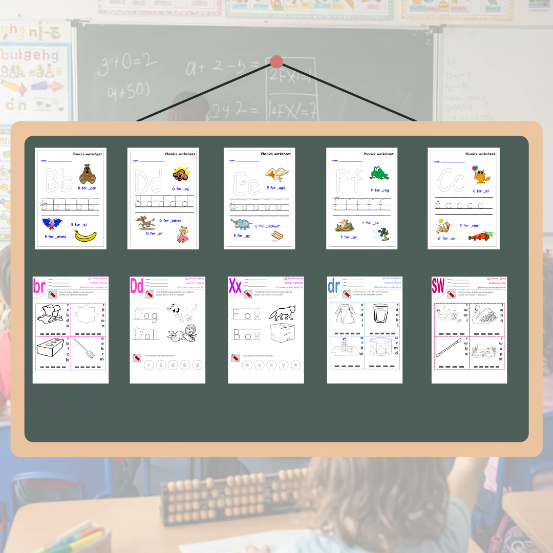 فلاشة واحدة تضم أكثر من 1800 ورقة عمل لتعليم الإنجليزية للأطفال جاهزة للطباعة – مناسبة للأعمار 3 إلى 12 سنة – ومع كل طلب تحصل على هدية كتب تلوين PDF!