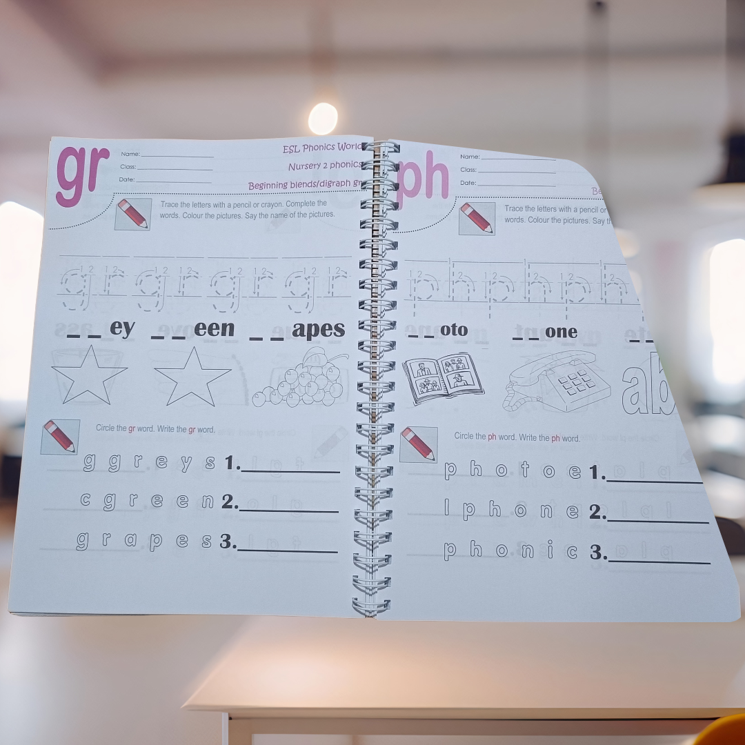 باك كامل من 3 كتب باش تعلّمي ولادك اللغة  الإنجليزية من منزل فقط بطريقة سهلة وفعّالة الكتاب1 يحتوي على 266 صفحة والكتاب 2 يحتوي على 268 صفحة وكتاب 3 يحتوي على 202 صفحة